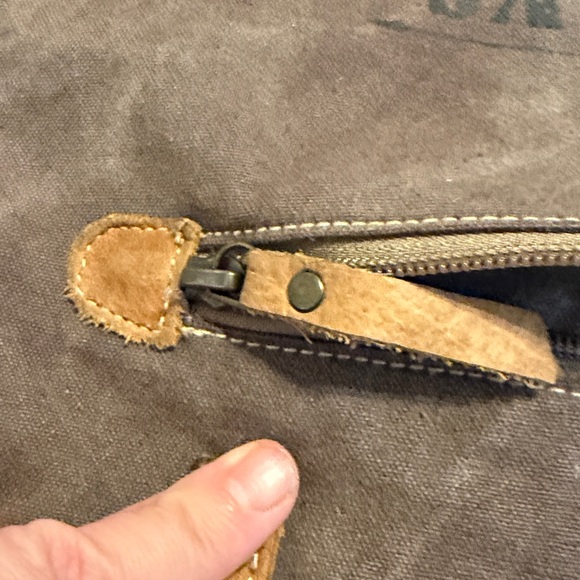 Myra Bag Cotton & Cowhide Tote bag - Picture 7 of 13